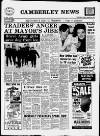Camberley News Friday 16 January 1987 Page 1