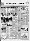 Camberley News Friday 27 May 1988 Page 1