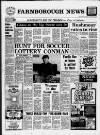 Farnborough News Friday 16 January 1987 Page 1
