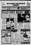 Greenford & Northolt Gazette Friday 22 January 1982 Page 1
