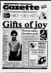Greenford & Northolt Gazette Friday 26 December 1986 Page 1