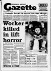 Greenford & Northolt Gazette Friday 19 January 1990 Page 1