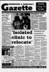 Greenford & Northolt Gazette Friday 17 January 1992 Page 1