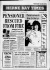 Herne Bay Times Thursday 09 January 1986 Page 1