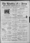 Hinckley Free Press Friday 13 October 1899 Page 1