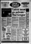Luton on Sunday Sunday 03 October 1993 Page 1