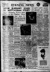 Nottingham Evening News Wednesday 01 January 1958 Page 1