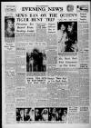 Nottingham Evening News Monday 23 January 1961 Page 1