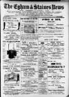 Egham & Staines News Saturday 17 November 1906 Page 1