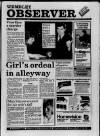 Wembley Observer Thursday 20 March 1986 Page 1