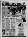 Wembley Observer Thursday 26 June 1986 Page 1