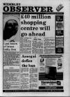 Wembley Observer Thursday 13 November 1986 Page 1
