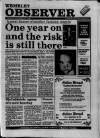Wembley Observer Thursday 27 November 1986 Page 1