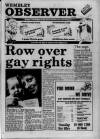 Wembley Observer Thursday 25 December 1986 Page 1