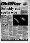 Wembley Observer Thursday 27 December 1990 Page 1