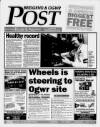 Bridgend & Ogwr Herald & Post Thursday 23 March 1995 Page 1