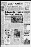 Liverpool Daily Post (Welsh Edition) Wednesday 06 August 1980 Page 1