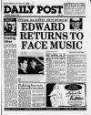 Liverpool Daily Post (Welsh Edition) Thursday 08 January 1987 Page 1