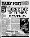 Liverpool Daily Post (Welsh Edition) Monday 12 January 1987 Page 1