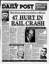 Liverpool Daily Post (Welsh Edition) Tuesday 03 March 1987 Page 1