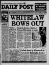 Liverpool Daily Post (Welsh Edition) Monday 11 January 1988 Page 1