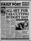 Liverpool Daily Post (Welsh Edition) Friday 15 January 1988 Page 1