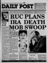 Liverpool Daily Post (Welsh Edition) Monday 21 March 1988 Page 1