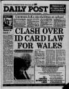 Liverpool Daily Post (Welsh Edition) Wednesday 18 January 1989 Page 1