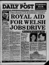 Liverpool Daily Post (Welsh Edition) Monday 30 January 1989 Page 1