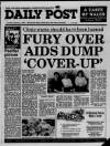 Liverpool Daily Post (Welsh Edition) Tuesday 07 February 1989 Page 1