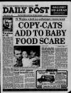 Liverpool Daily Post (Welsh Edition) Friday 28 April 1989 Page 1