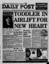 Liverpool Daily Post (Welsh Edition) Friday 09 June 1989 Page 1