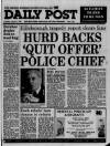 Liverpool Daily Post (Welsh Edition) Saturday 05 August 1989 Page 1