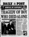 Liverpool Daily Post (Welsh Edition) Friday 27 January 1995 Page 1