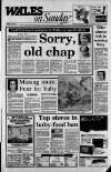 Wales on Sunday Sunday 30 April 1989 Page 1