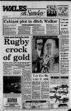 Wales on Sunday Sunday 07 May 1989 Page 1