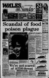 Wales on Sunday Sunday 26 November 1989 Page 1