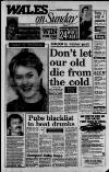 Wales on Sunday Sunday 03 December 1989 Page 1