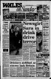 Wales on Sunday Sunday 17 December 1989 Page 1