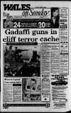 Wales on Sunday Sunday 24 December 1989 Page 1