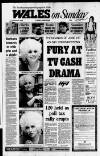 Wales on Sunday Sunday 21 October 1990 Page 1