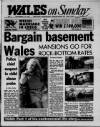 Wales on Sunday Sunday 13 September 1992 Page 1