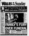 Wales on Sunday Sunday 03 December 1995 Page 1