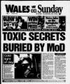 Wales on Sunday Sunday 15 December 1996 Page 1