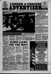 Lanark & Carluke Advertiser Friday 13 November 1992 Page 1