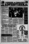 Lanark & Carluke Advertiser Friday 04 December 1992 Page 1