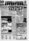 Lanark & Carluke Advertiser Friday 27 August 1993 Page 1