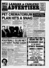 Lanark & Carluke Advertiser Wednesday 09 August 1995 Page 1