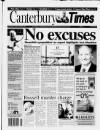 Canterbury Times Thursday 23 October 1997 Page 1