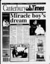 Canterbury Times Thursday 06 November 1997 Page 1